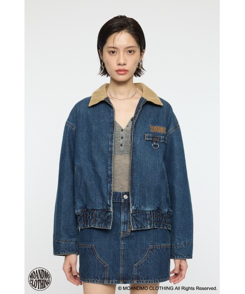 MOANDMO DENIM PADDED セットアップ上 MOANDMO DENIM PADDED ジャケット（その他アウター）｜MOUSSY