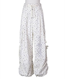rurumu:/ルルムウ/drawstring rhinestone cargo pants