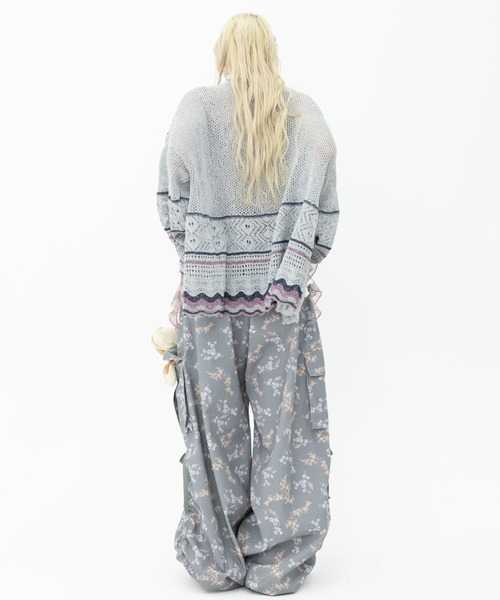 rurumu:(ルルムウ)の「rurumu:/ルルムウ/drawstring rhinestone cargo pants(その他パンツ・レディース・グレー/オリーブ/ブラック/アイボリー・L/M)」の10枚目の写真