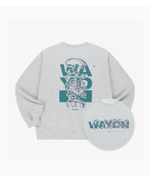 WAYDN(ウェイドゥン)の「アンタッチャブル OG オーバーサイズ スウェット メランジグレー(スウェット・メンズ・その他・LARGE/X-LARGE)」の1枚目の写真