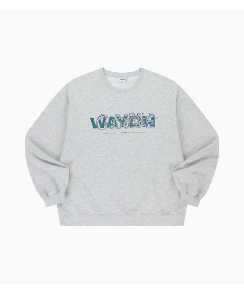 WAYDN(ウェイドゥン)の「アンタッチャブル OG オーバーサイズ スウェット メランジグレー(スウェット・メンズ・その他・LARGE/X-LARGE)」の2枚目の写真