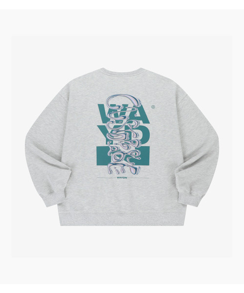 WAYDN(ウェイドゥン)の「アンタッチャブル OG オーバーサイズ スウェット メランジグレー(スウェット・メンズ・その他・LARGE/X-LARGE)」の3枚目の写真