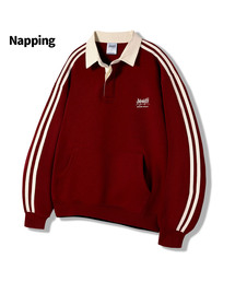 YOSEMITE（ヨセミティ）の「OG ラグビーカラー スウェット ワイン YMT-102（スウェット）」