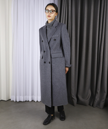 TINABLOSSOM（ティナ ブロッサム）の「Eleven Gray Handmade Long Coat（チェスターコート）」