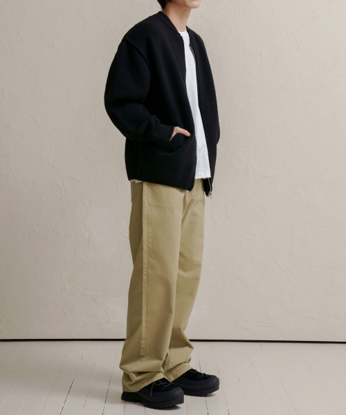 DENMADE(デンメイド)の「DEN0601 Extra Wide Cotton Pants(Beige)(その他パンツ・メンズ・その他・M/L/XL/S)」の5枚目の写真