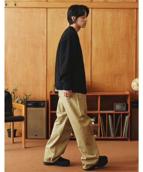 DENMADE(デンメイド)の「DEN0601 Extra Wide Cotton Pants(Beige)(その他パンツ・メンズ・その他・M/L/XL/S)」の9枚目の写真