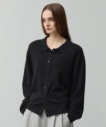CALLNE（カルネ）の「【CALLNE】Basic Knit Shirt Cardigan /ベーシックニットシャツカーディガン(襟付き)（カーディガン/ボレロ）」