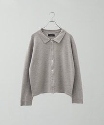 CALLNE（カルネ）の「【CALLNE】Basic Knit Shirt Cardigan /ベーシックニットシャツカーディガン(襟付き)（カーディガン/ボレロ）」