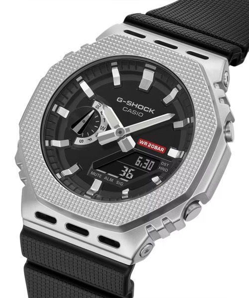 G-SHOCK（ジーショック）の「G-SHOCK/ジーショック 腕時計 GM-2100M-1AJF（アナログ腕時計・メンズ・シルバー・FREE）」の5枚目の写真