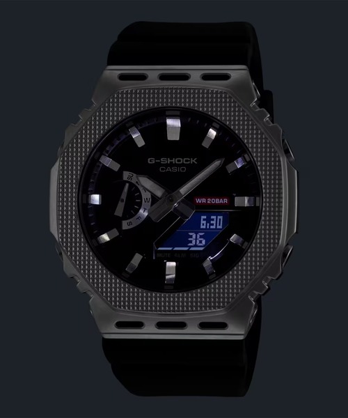 G-SHOCK（ジーショック）の「G-SHOCK/ジーショック 腕時計 GM-2100M-1AJF（アナログ腕時計・メンズ・シルバー・FREE）」の7枚目の写真