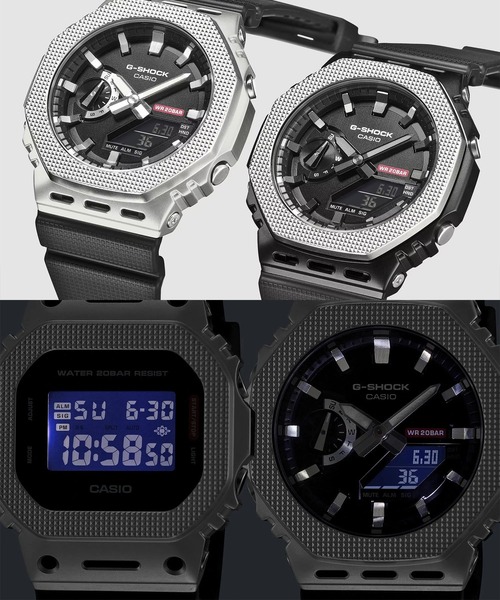 G-SHOCK（ジーショック）の「G-SHOCK/ジーショック 腕時計 GM-2100M-1AJF（アナログ腕時計・メンズ・シルバー・FREE）」の11枚目の写真