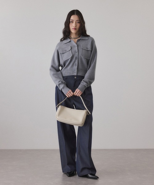 ADAM ET ROPE'(アダムエロペ)の「NIKKE TW DENIM PANTS(デニムパンツ・レディース・ブラック/ネイビー・36/38)」の3枚目の写真