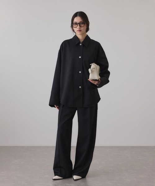 ADAM ET ROPE'(アダムエロペ)の「NIKKE TW DENIM PANTS(デニムパンツ・レディース・ブラック/ネイビー・36/38)」の6枚目の写真