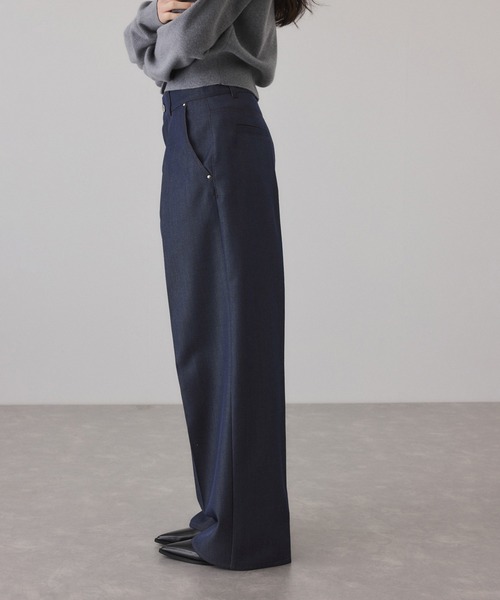 ADAM ET ROPE'(アダムエロペ)の「NIKKE TW DENIM PANTS(デニムパンツ・レディース・ブラック/ネイビー・36/38)」の8枚目の写真