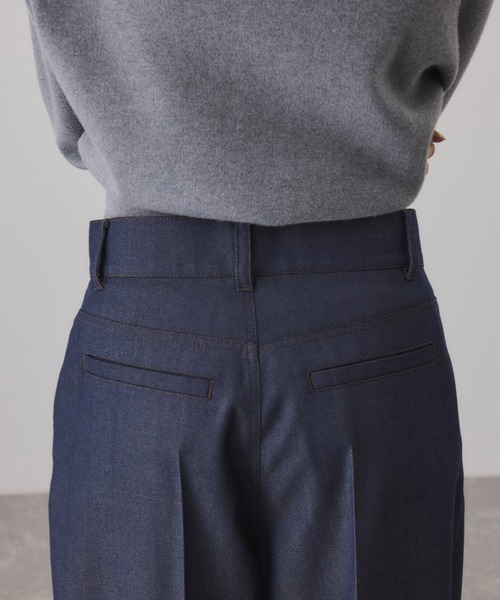 ADAM ET ROPE'(アダムエロペ)の「NIKKE TW DENIM PANTS(デニムパンツ・レディース・ブラック/ネイビー・36/38)」の11枚目の写真