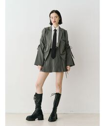 jouetie（ジュエティ）の「ギャザーリボンジャケットミニワンピース【セットアップ対応】　春服　オケージョン　入学式（テーラードジャケット）」