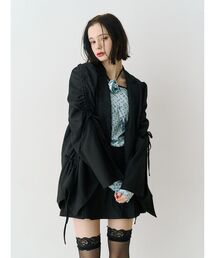 jouetie（ジュエティ）の「ギャザーリボンジャケットミニワンピース【セットアップ対応】　春服　オケージョン　入学式（テーラードジャケット）」