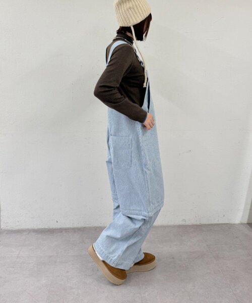 w closet(ダブルクローゼット)の「配色ラメタートルニット(ニット/セーター・レディース・ピンク/ブラウン/チャコールグレー/アイボリー・FREE)」の19枚目の写真