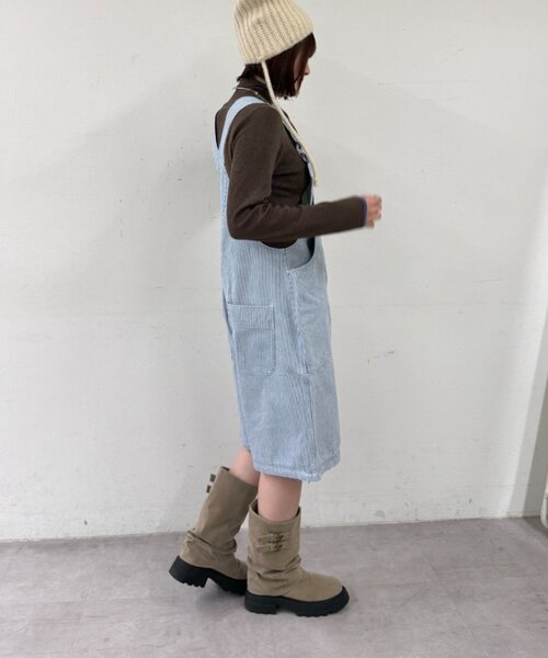 w closet(ダブルクローゼット)の「配色ラメタートルニット(ニット/セーター・レディース・ピンク/ブラウン/チャコールグレー/アイボリー・FREE)」の21枚目の写真