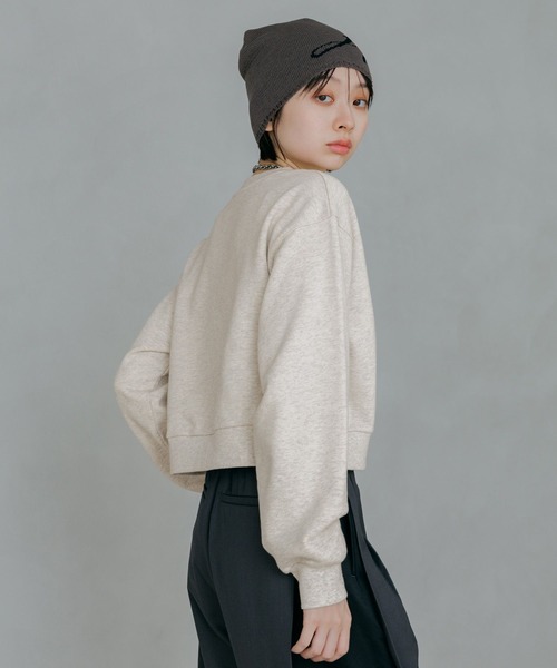 PAGEBOY（ページボーイ）の「JPニットビーニー（ニットキャップ/ビーニー・レディース・グレー/ブラック・FREE）」の7枚目の写真
