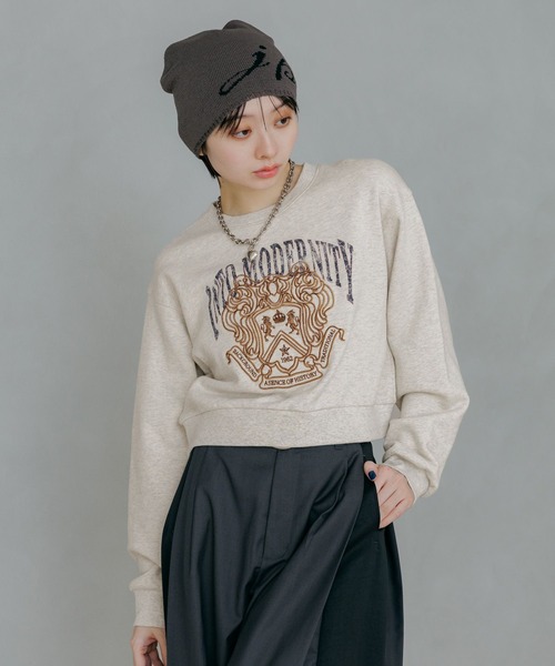 PAGEBOY（ページボーイ）の「JPニットビーニー（ニットキャップ/ビーニー・レディース・グレー/ブラック・FREE）」の5枚目の写真