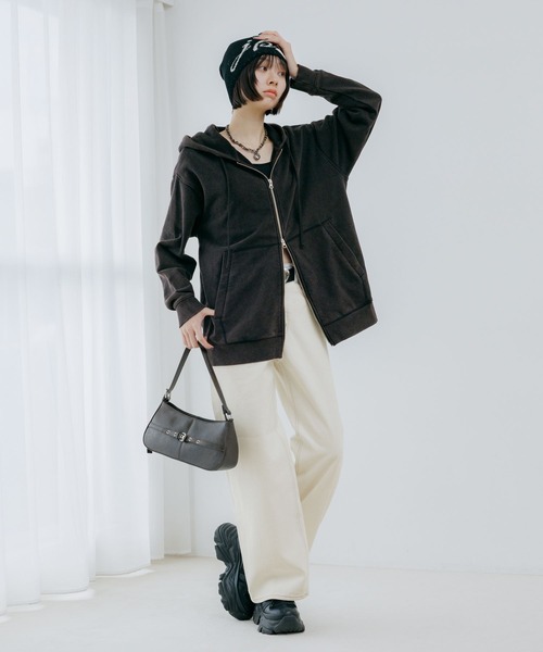 PAGEBOY（ページボーイ）の「JPニットビーニー（ニットキャップ/ビーニー・レディース・グレー/ブラック・FREE）」の18枚目の写真