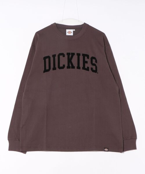 Dickies(ディッキーズ)の「Dickies/ディッキーズ アーチロゴ ロングスリーブTシャツ/ロゴスウェット/スウェット(Tシャツ/カットソー・メンズ・ブラック/ホワイト/ダークブラウン・LARGE/X-LARGE/MEDIUM)」の3枚目の写真