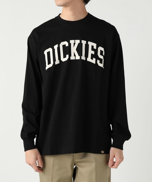 Dickies(ディッキーズ)の「Dickies/ディッキーズ アーチロゴ ロングスリーブTシャツ/ロゴスウェット/スウェット(Tシャツ/カットソー・メンズ・ブラック/ホワイト/ダークブラウン・LARGE/X-LARGE/MEDIUM)」の4枚目の写真