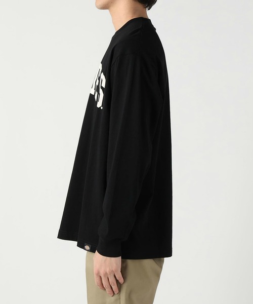 Dickies(ディッキーズ)の「Dickies/ディッキーズ アーチロゴ ロングスリーブTシャツ/ロゴスウェット/スウェット(Tシャツ/カットソー・メンズ・ブラック/ホワイト/ダークブラウン・LARGE/X-LARGE/MEDIUM)」の5枚目の写真