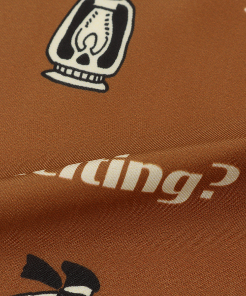 JOURNAL STANDARD（ジャーナルスタンダード）の「スキースカーフ（ストール/ショール・レディース・キャメル/ブルー・FREE）」の5枚目の写真