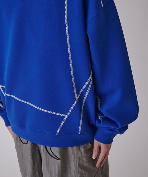 Lui's（ルイス）の「配色ステッチトップス（Tシャツ/カットソー・メンズ・ブルー/グレー/ブラック・FREE）」の9枚目の写真