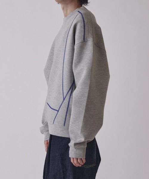 Lui's（ルイス）の「配色ステッチトップス（Tシャツ/カットソー・メンズ・ブルー/グレー/ブラック・FREE）」の17枚目の写真