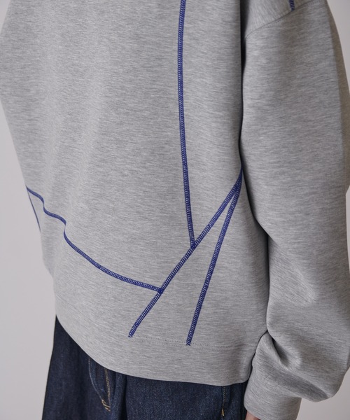 Lui's（ルイス）の「配色ステッチトップス（Tシャツ/カットソー・メンズ・ブルー/グレー/ブラック・FREE）」の19枚目の写真