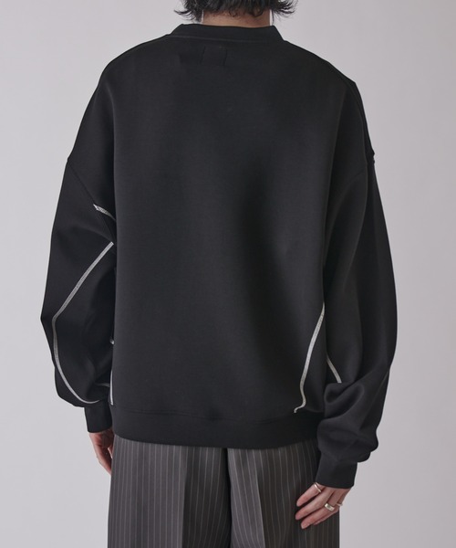 Lui's（ルイス）の「配色ステッチトップス（Tシャツ/カットソー・メンズ・ブルー/グレー/ブラック・FREE）」の13枚目の写真