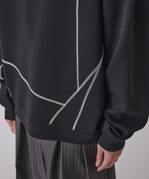 Lui's（ルイス）の「配色ステッチトップス（Tシャツ/カットソー・メンズ・ブルー/グレー/ブラック・FREE）」の14枚目の写真