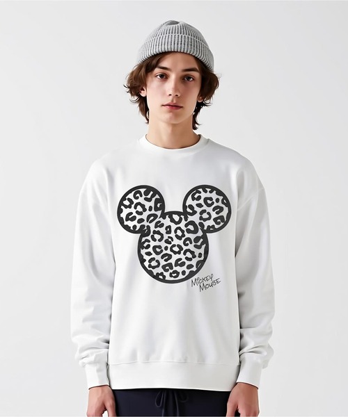 Disney(ディズニー)の「親子お揃い ディズニー アニマルモチーフトレーナー 1201A(スウェット・レディース・ブラック系1/ホワイト系1/ホワイト系2/ブラック系2・ユニセックスS/ユニセックスM/ユニセックスL/ユニセックスXL)」の13枚目の写真