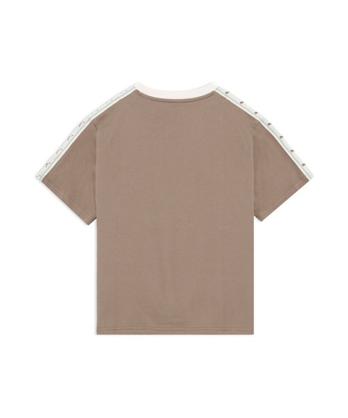 PUMA(プーマ)の「PUMA プーマ ウィメンズ ESS エレベーテッド MX テープ 半袖 Tシャツ(Tシャツ/カットソー・レディース・ベージュ系その他/オフホワイト・X-LARGE/SMALL/LARGE/MEDIUM)」の9枚目の写真