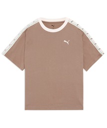 PUMA | PUMA プーマ ウィメンズ ESS エレベーテッド MX テープ 半袖 Tシャツ(Tシャツ/カットソー)