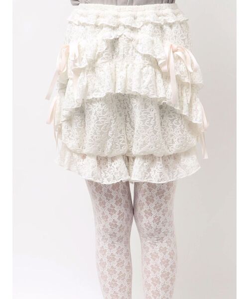 merry jenny（メリージェニー）の「シュガーフリルカボチャパンツ（その他パンツ・レディース・ブラック/アイボリー・FREE）」の14枚目の写真