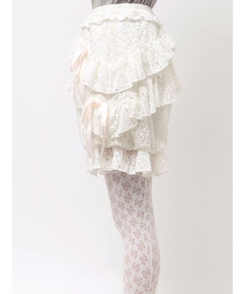 merry jenny（メリージェニー）の「シュガーフリルカボチャパンツ（その他パンツ・レディース・ブラック/アイボリー・FREE）」の15枚目の写真