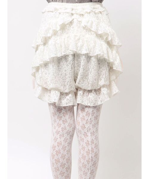 merry jenny（メリージェニー）の「シュガーフリルカボチャパンツ（その他パンツ・レディース・ブラック/アイボリー・FREE）」の16枚目の写真
