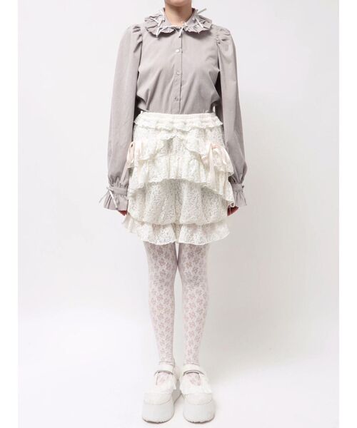 merry jenny（メリージェニー）の「シュガーフリルカボチャパンツ（その他パンツ・レディース・ブラック/アイボリー・FREE）」の20枚目の写真