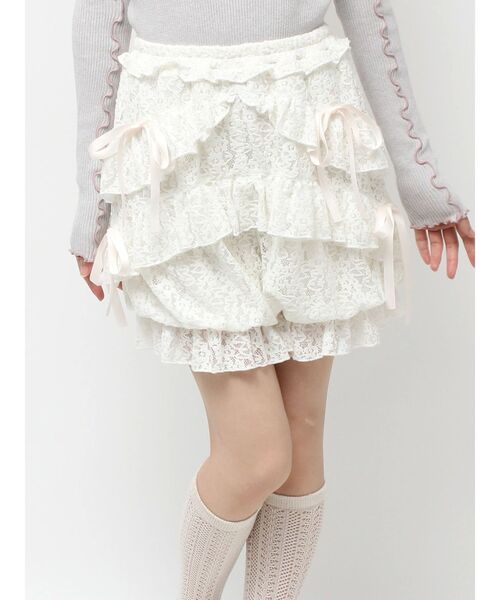 merry jenny（メリージェニー）の「シュガーフリルカボチャパンツ（その他パンツ・レディース・ブラック/アイボリー・FREE）」の21枚目の写真