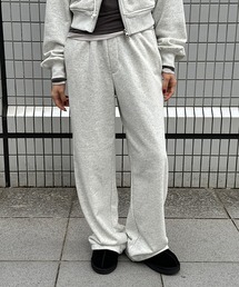 Perushu | 2Way Drawstring Wide Sweatpants／2WAY ドローストリング ワイドスウェットパンツ(スウェットパンツ)