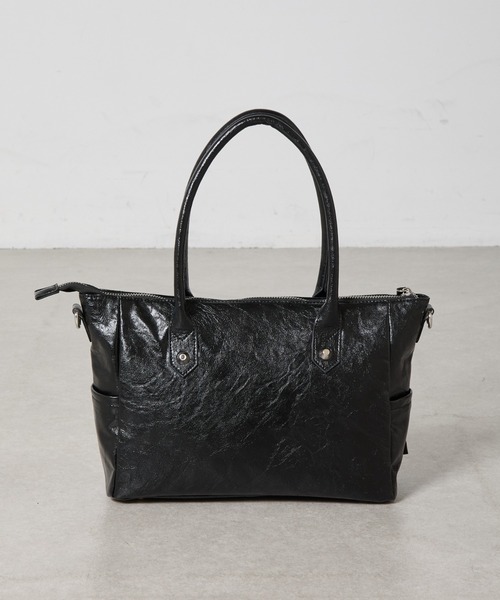 COLONY 2139（コロニートゥーワンスリーナイン）の「スタッズハンドバッグ（ショルダーバッグ・レディース・ブラック/ブラウン・FREE）」の22枚目の写真