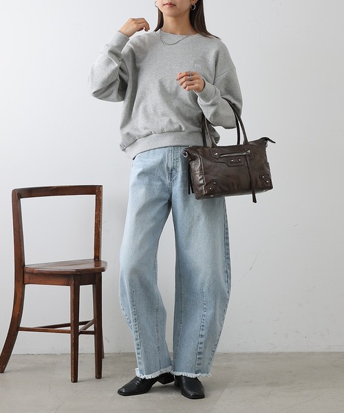 COLONY 2139（コロニートゥーワンスリーナイン）の「スタッズハンドバッグ（ショルダーバッグ・レディース・ブラック/ブラウン・FREE）」の16枚目の写真