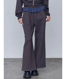 EMODA | ウエストフリルスウェットパンツ(スウェットパンツ)