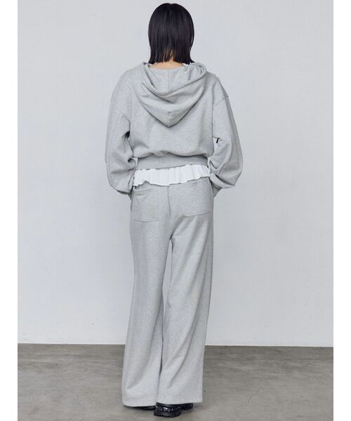 EMODA（エモダ）の「ウエストフリルスウェットパンツ（スウェットパンツ・レディース・グレー/ブラック/ライトグレー・FREE）」の21枚目の写真