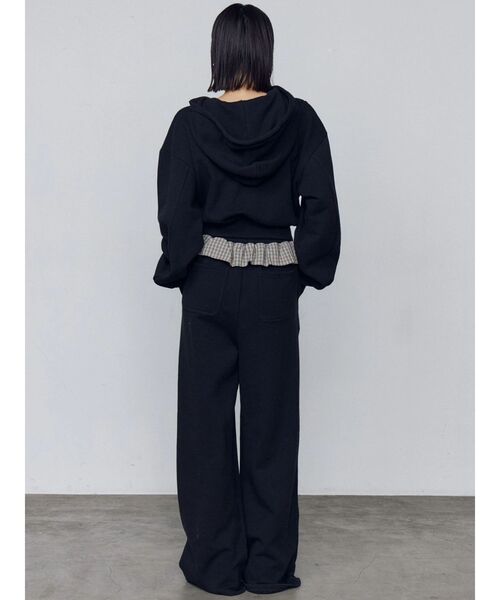 EMODA（エモダ）の「ウエストフリルスウェットパンツ（スウェットパンツ・レディース・グレー/ブラック/ライトグレー・FREE）」の17枚目の写真