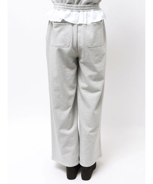 EMODA（エモダ）の「ウエストフリルスウェットパンツ（スウェットパンツ・レディース・グレー/ブラック/ライトグレー・FREE）」の11枚目の写真